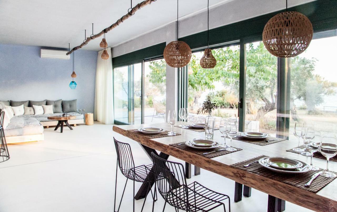 Beach Front Villa Melani Mytilene Ngoại thất bức ảnh